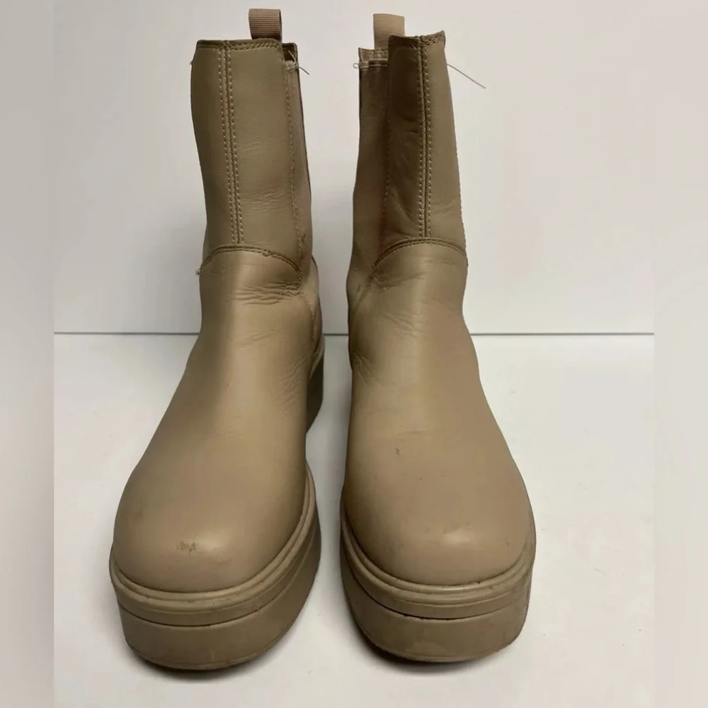 Steve Madden Womens Clarisa Boot Sand Leather Size 8 M